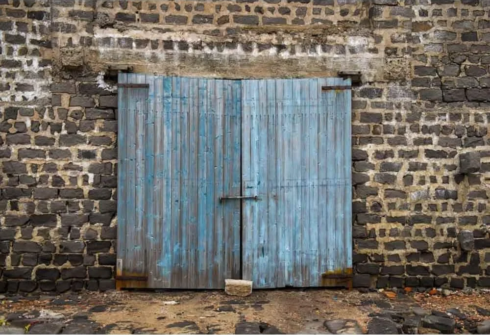 Rustic Barn Door Backdrop Old Brick Wall Photos Background Countryside Rustic Wedding Pictures Backdrop Rural Birthday Party