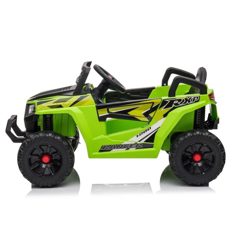 12V kids Ride On Mini UTV Electric Car with Front LED Lights and Horn Single Seat with a Safety Belt Forward Reverse Function