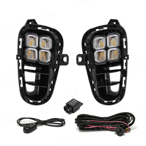 Imagen 2 del producto DRL para Kia RIO 2017 2018 2019 2020 luces Led de circulación diurna luz diurna faro antiniebla