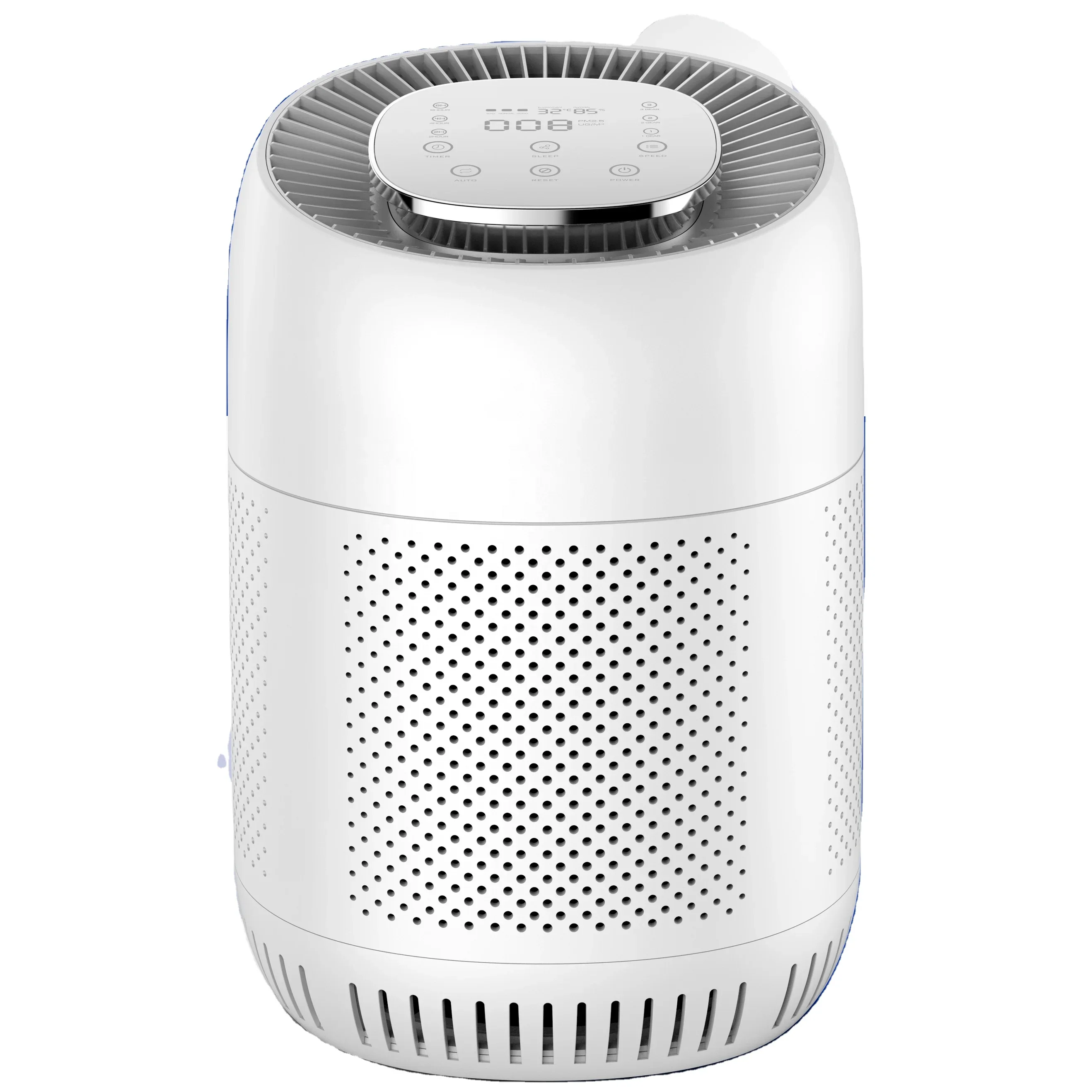 2022 KATALD Hot Selling White Desktop Air Purifier with UV Light Temperature Sensor and Negative Ion