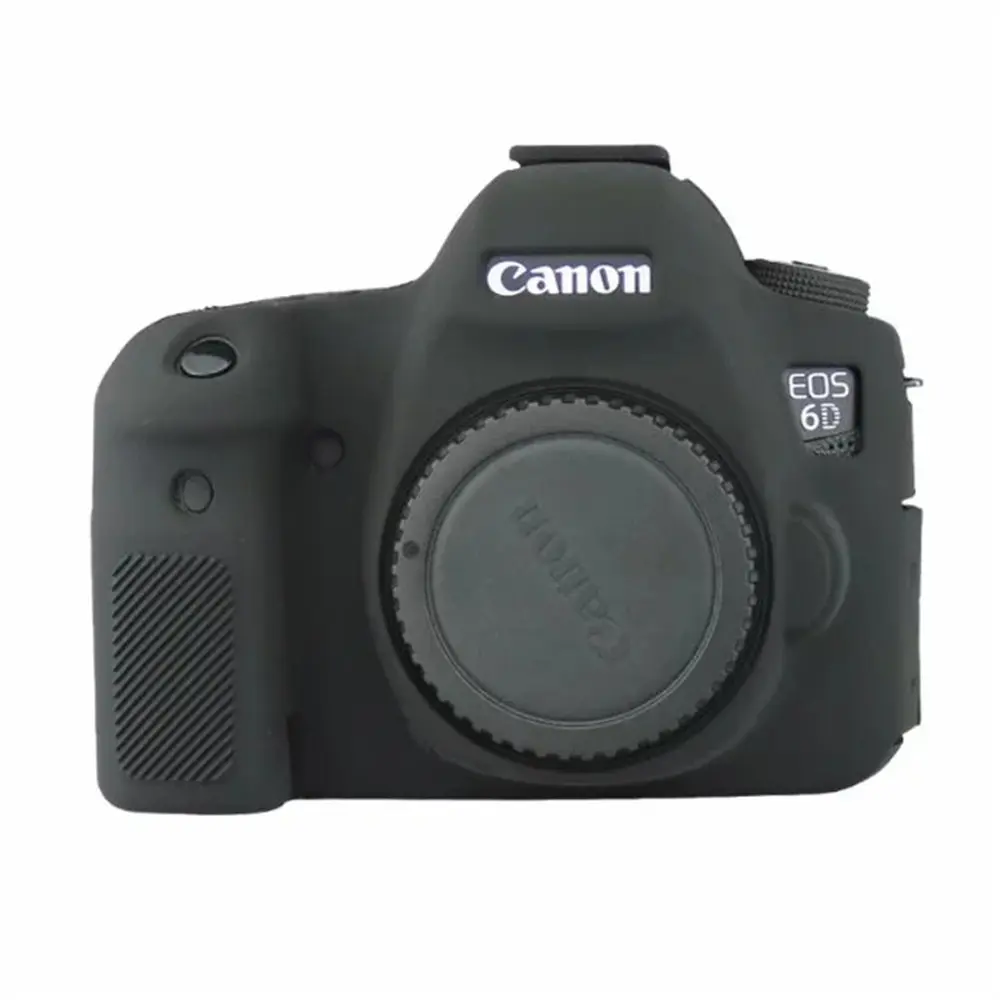 6D Soft Silicone Armor Camera Body Case For Canon EOS 6D Protective Rubber Cover Skin