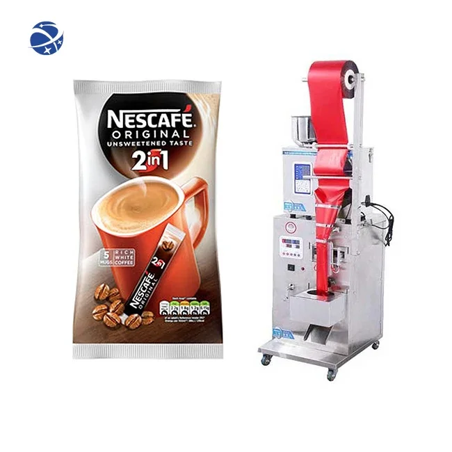 yyhc  Small automatic pouch tea sugar coffee vertical powder FFS packing machine