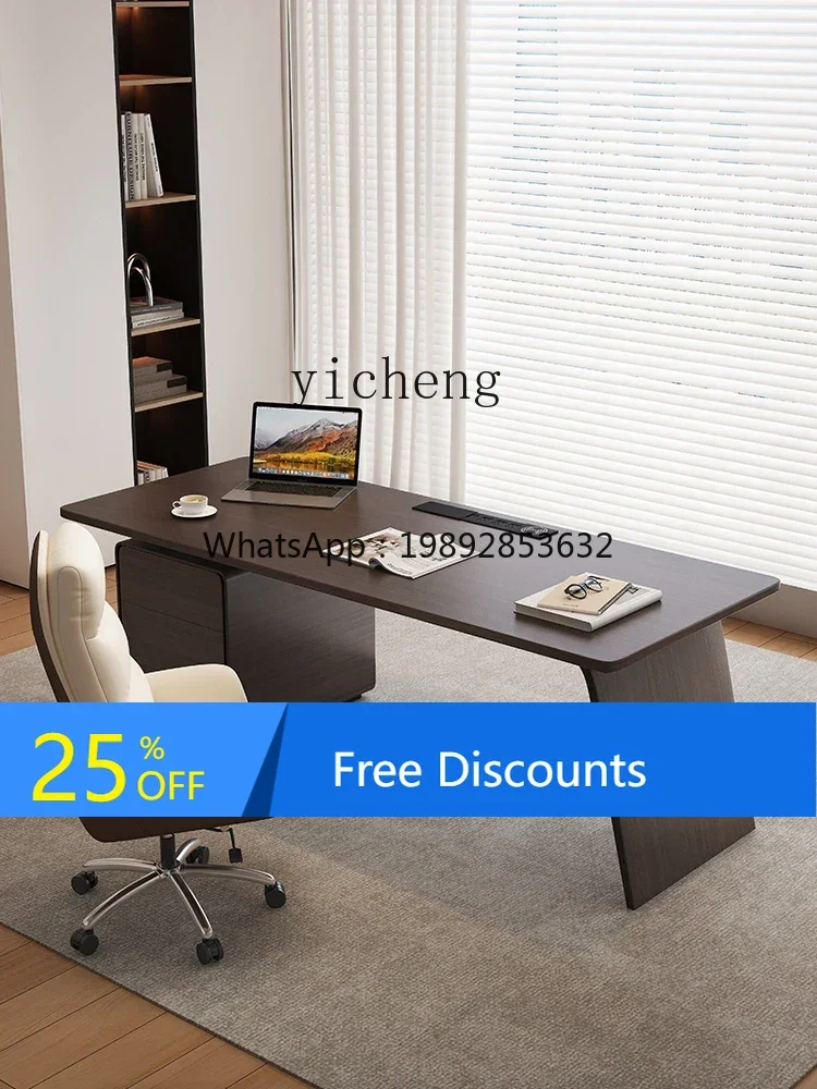 

LYY легкий роскошный рабочий стол для дома, гостиной, кабинета, письменный стол из цельного дерева, компьютерный стол