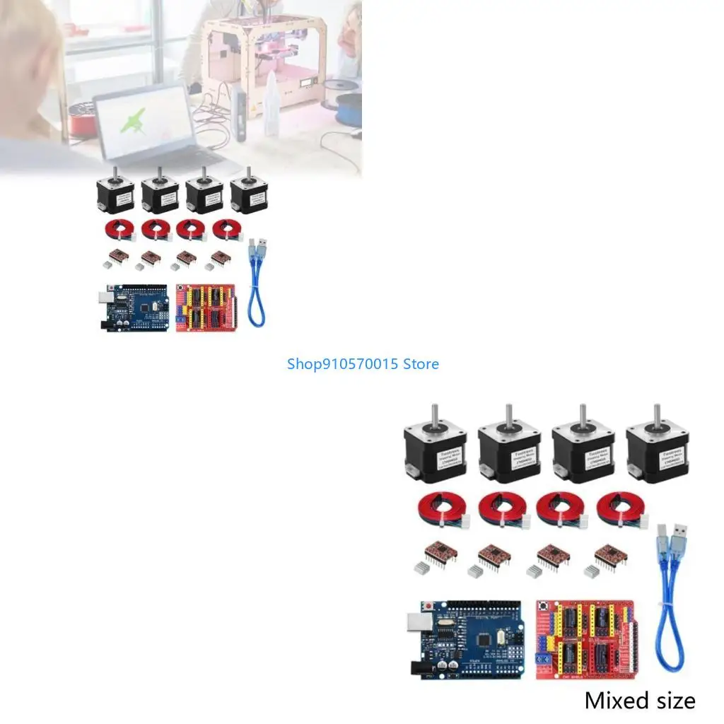

B95C CNC-SHIELD + POAD + 4X A4988 КАПИ-ДВИГАТЕЛЬ ДВИГАТЕЛЯ + NEMA17 17HS4401S КОМПЛЕКТ КАСТЕРА ДЛЯ PRINTER