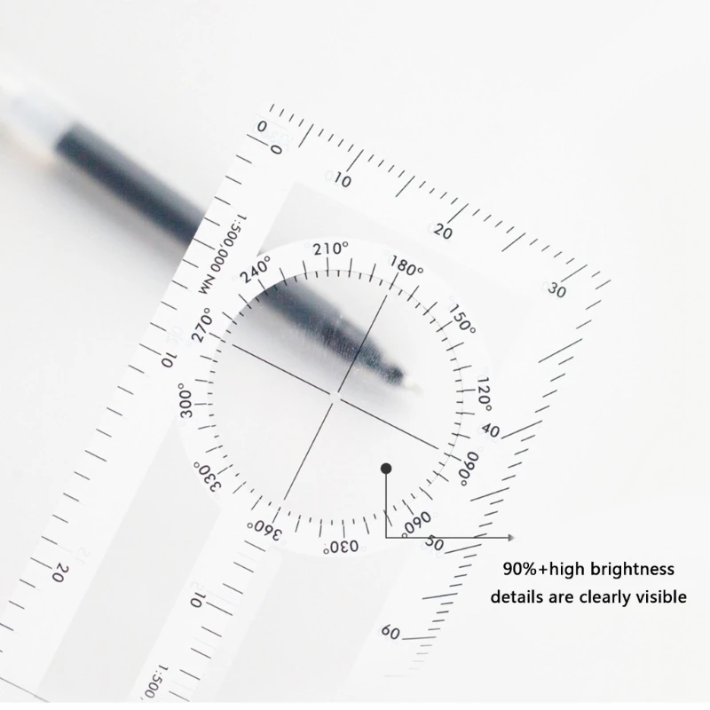  Accurate Ruler Measurement Tool For Aviation Marine Navigation With Scale Backup