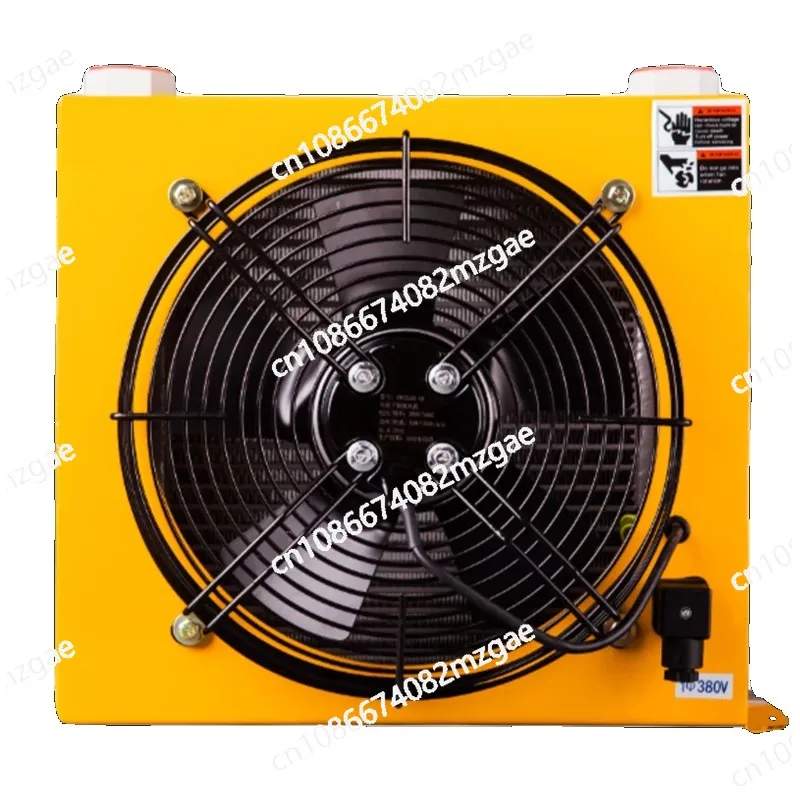 Multi-Voltage Hydraulic Air Cooler AH1012T-CA, 24V/12V/220V/380V Truck Crane Oil Cooler for Modified Fuel Tank Cooling