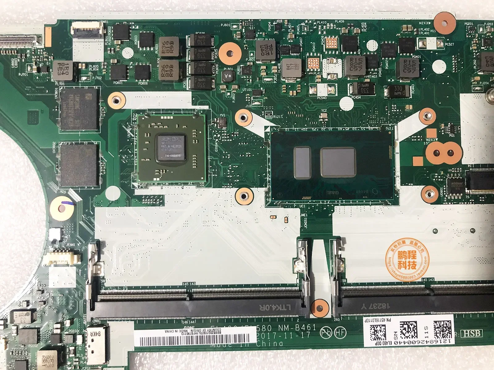 For Lenovo Thinkpad L480 L580 Laptop Motherboard EL480 EL580 NM-B461 Mainboard 02DC323 CPU I3 I5 8th Gen 100% Tested