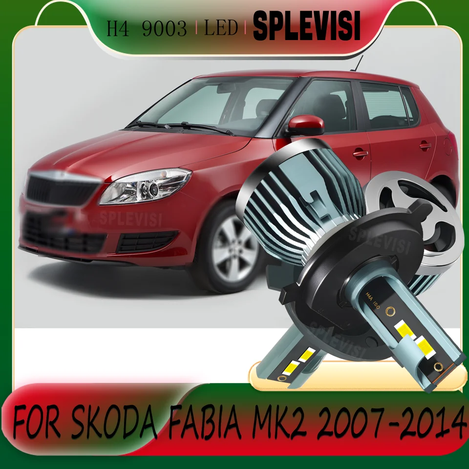 

Безопасные ночные путешествия Plug and Play 9003, комплект светодиодных ламп для фар высокого/низкого цвета для Skoda Fabia MK2 2007 2008 2009 2010 2011-2014