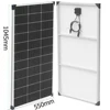 Solar panel 軽量ソーラーパネルモジュール,ポータブルパネル,アルミニウムフレーム,12v,24v,36vバッテリー,車,家庭,農場,ボート,rv,キャンプ,ヨット,100w,120w 150w 3