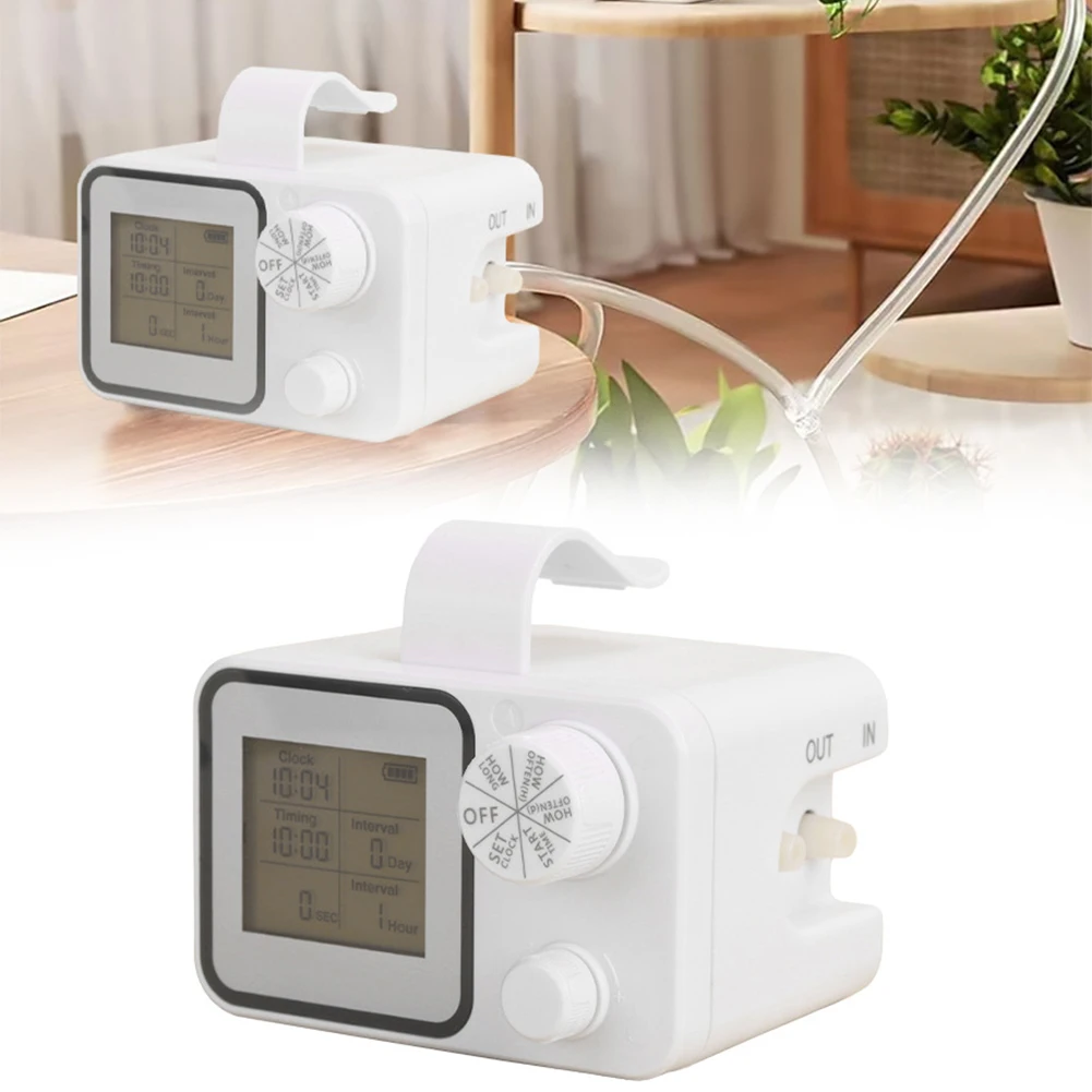

ABS Automatic Watering Device LCD Automatic Watering Device LCD Display Screen Adjustable Timed Intelligent Watering Device
