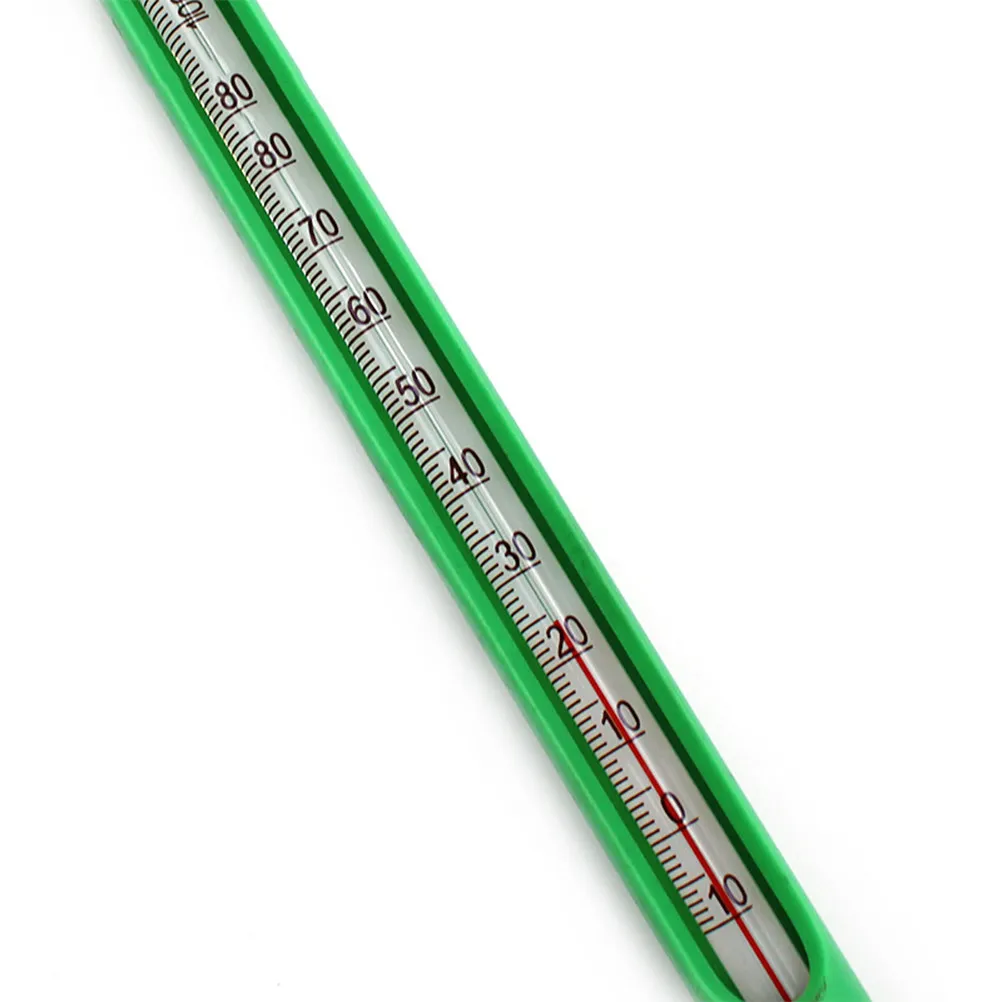 1Pcs Soil Thermometer Garden Portable Special Temperature Built-in Glass Rod -10 to 110 Earth Surface Testing Green