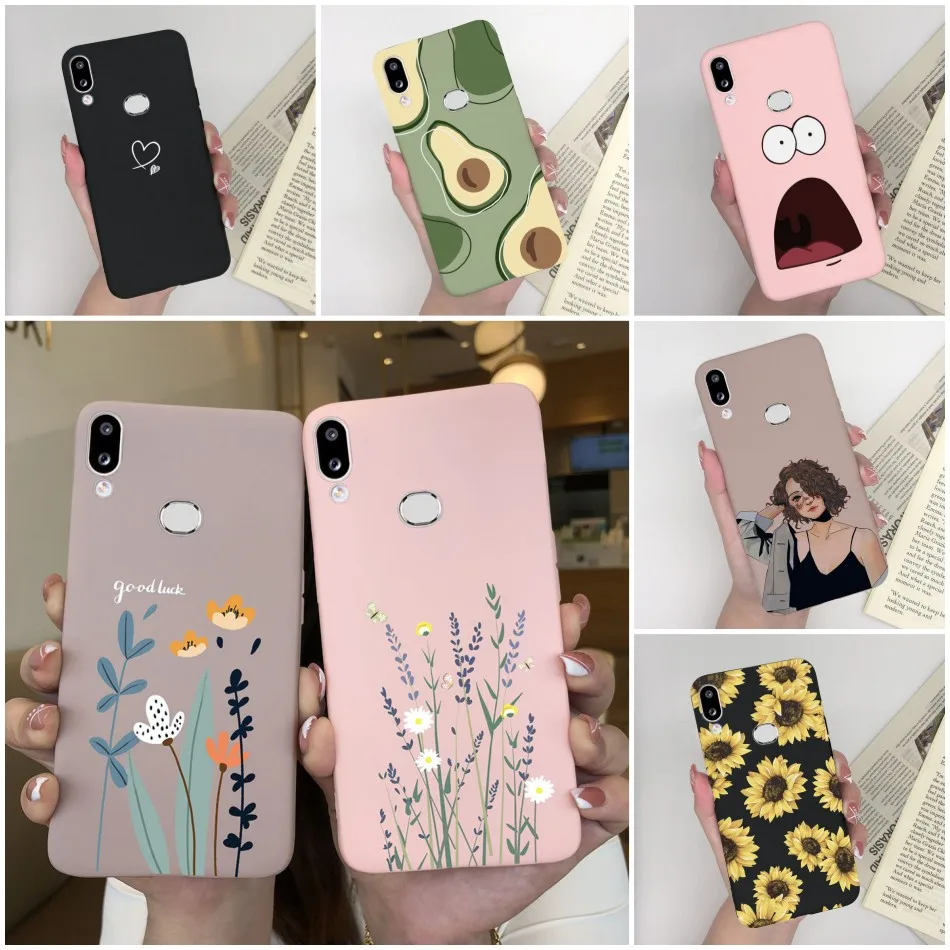 For Samsung A10S Case Cover TPU cute Soft Silicone Phone Back Cover For Galaxy M01S Samsung A 10s  10 s  SM-A107F M017F Funda