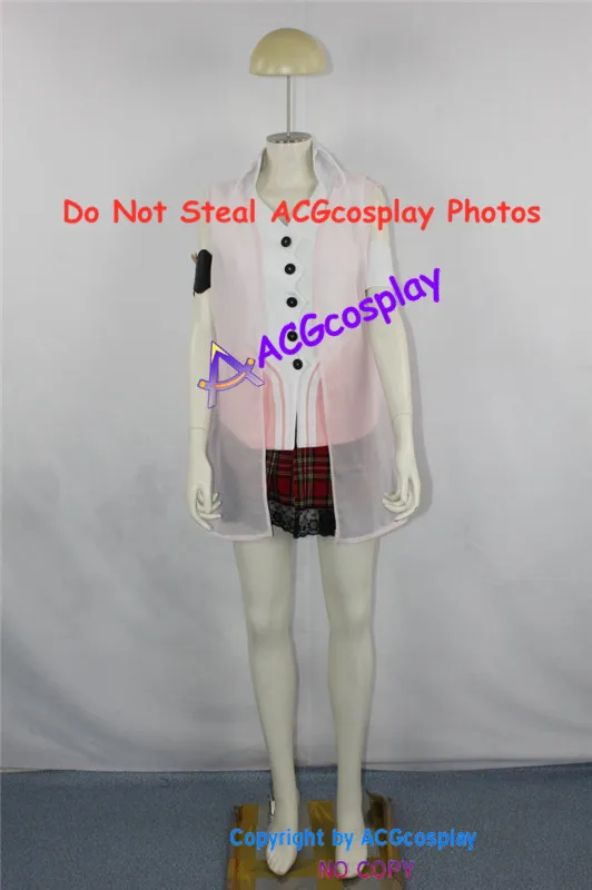 

Final Fantasy XIII 13 Serah Farron cosplay costume acgcosplay include long stockings