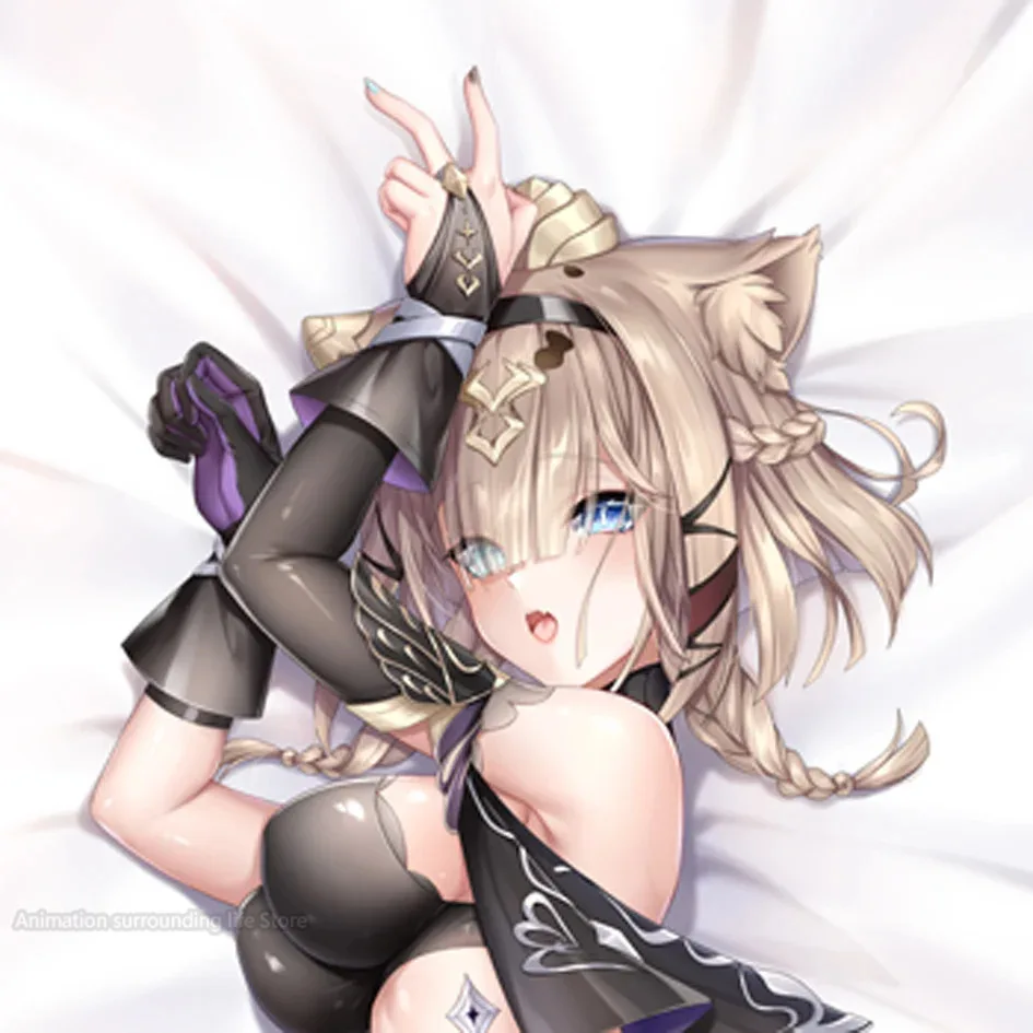 เคสหมอนกอดเกม honkai impact 3 pardofelis dakimakura หมอนโอตาคุตกแต่งคอสเพลย์ปลอกหมอนยาว