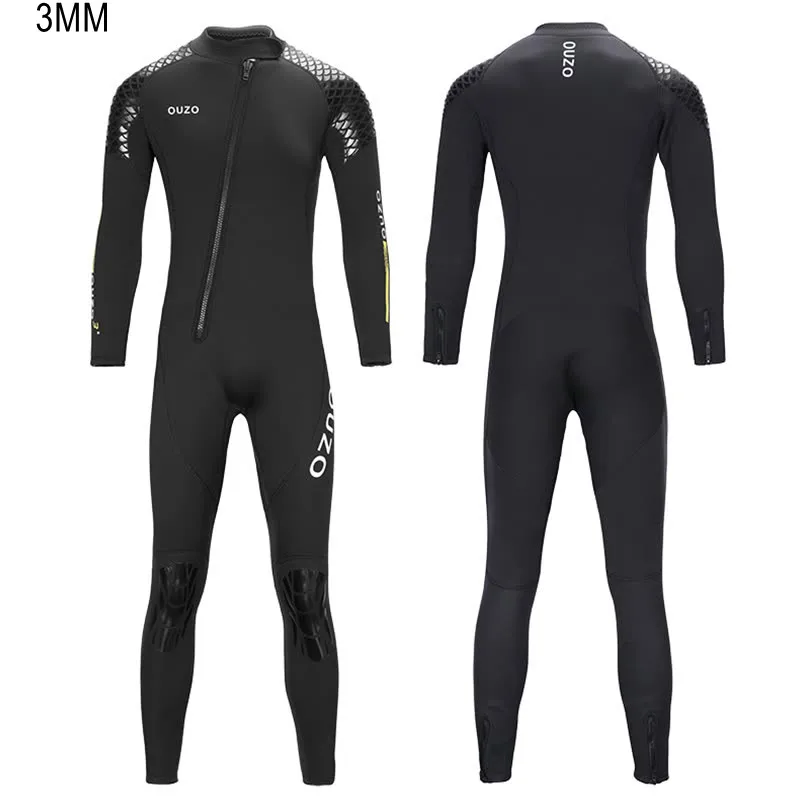 

3MM Neoprene Scuba Water Sports Diving Suit Men Underwater Hunting Wetsuit Spearfishing Snorkeling Surfing Kayaking Swim Clothes