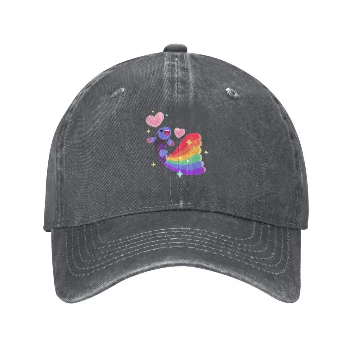 Rainbow guppy 6 Baseball Cap Trucker Cap foam party Hat custom caps sun hat Baseball Men Women's
