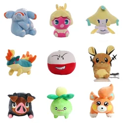 Pokemon Jirachi pluszowy Smoochum Pikachu Phanpy Toys Genger Blastoise Peluche Mewtwo wypchana lalka Kawaii hobby kolekcja prezentów