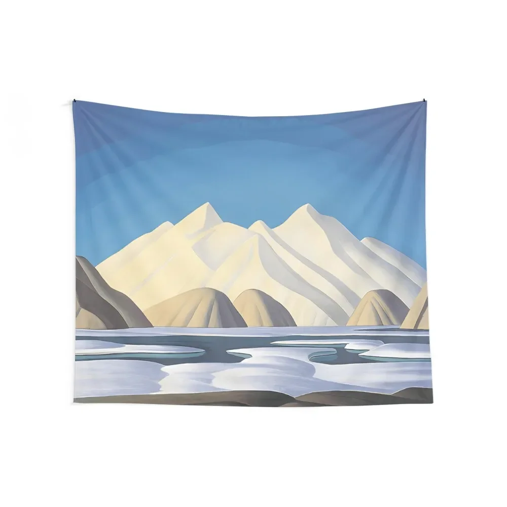 Baffin Island by Lawren Harris Tapestry Home Decorating Decorative Wall Mural Decoration Pictures Room Wall Tapestry