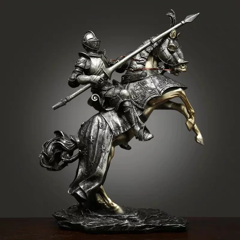 MGT-European Creative Knight Armor Decoration, Home Living Room, Wine Cabinet, Office Model, Crafts, Crafts, Ornaments