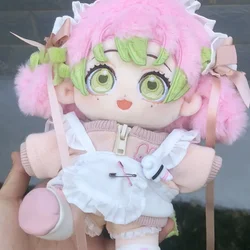 20cm Demon Slayer Cotton Doll Lguro Obanai Kanroji Mitsuri Doll Cosplay Cartoon Soft Bady Change Clothes Pillow Birthday Gifts