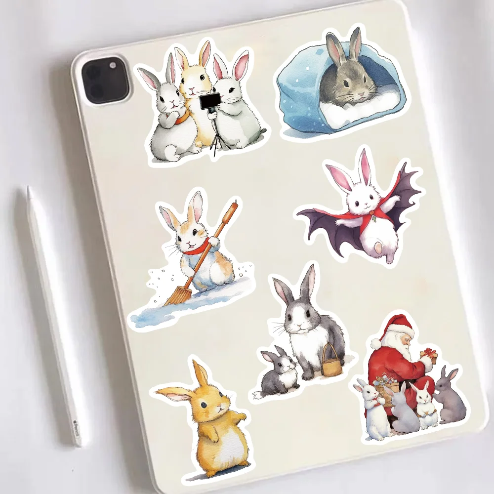 Imagem -03 - Bonnie Bunny Impermeável Pvc Adesivo Adesivos Diários Decoração Bonito Guitarra Ipad Manuais Laptop Faça Você Mesmo Copo de Água Pai 50 Pcs