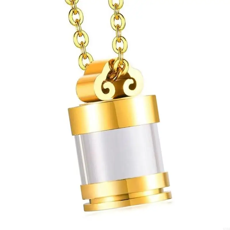 Q39B Memorial Cremation Urn Jewelry Pet Cremation Jewelry Ashes 목걸이 창조적 인 애완 동물 화장 보석 URN 목걸이