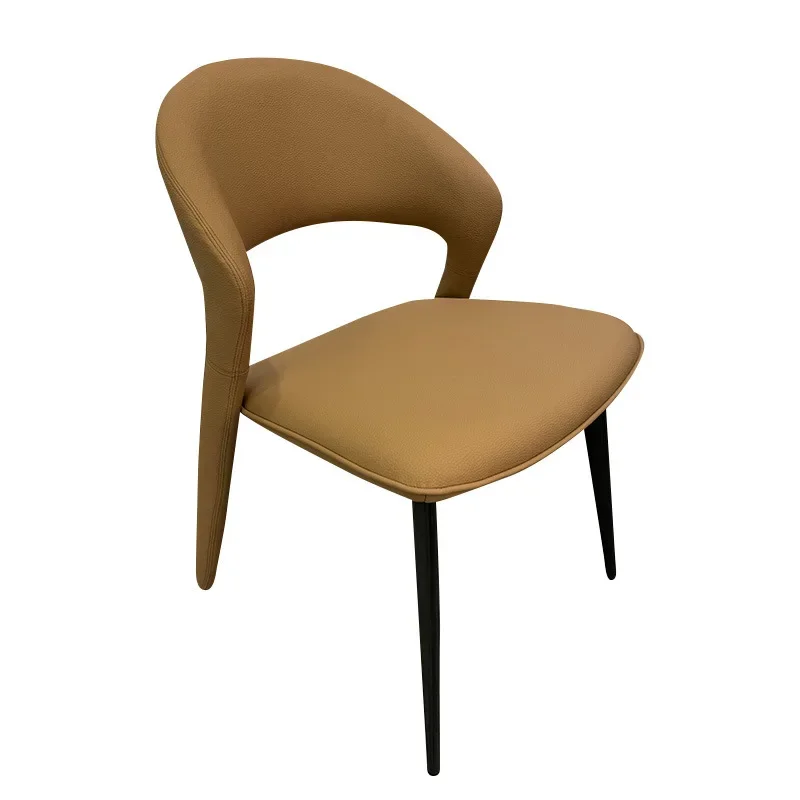 Light luxury back chair Modern simple restaurant Leisure simple hotel Nordic Italian chair 2 minimum approval