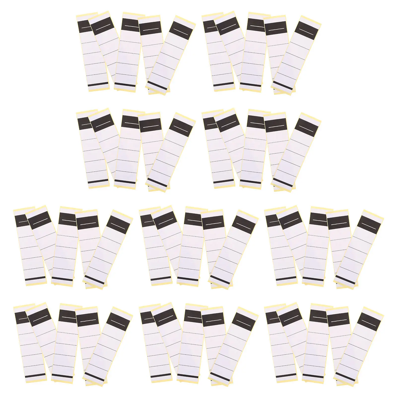 

50Pcs File Folder Labels Self-Adhesive Binder Spine Stickers Office Library Archive Filing Management Removable Tags
