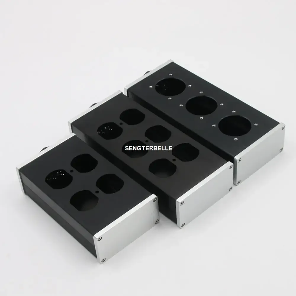 Vollaluminium-HIFI-Netzteilgehäuse, amerikanischer Standard, US/EU-Steckdosengehäuse, AC-Filterbox