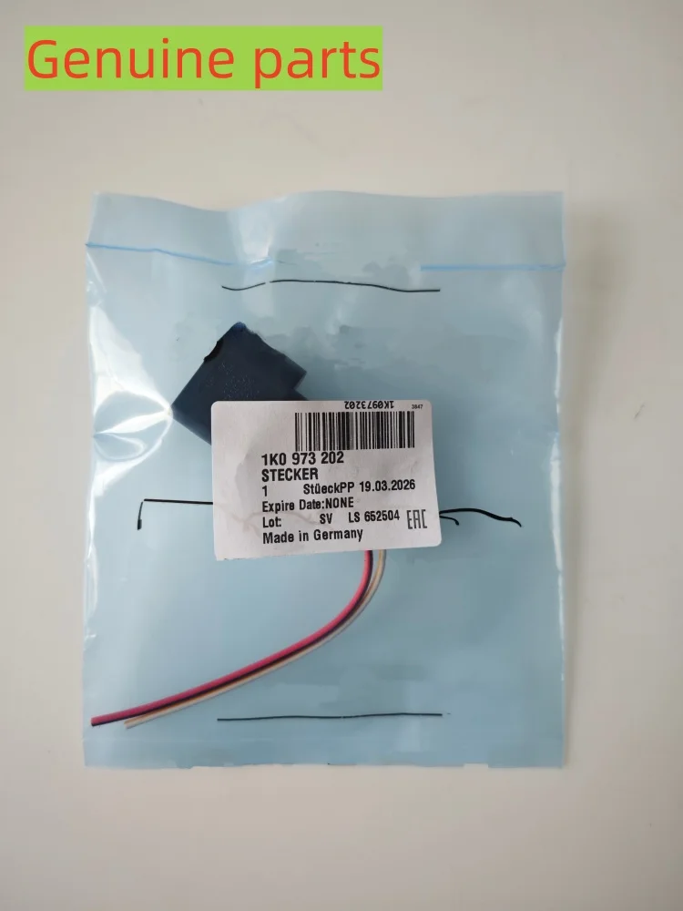 OEM PART 2 Pin Expansion Header Tank Connector Plug Wiring Loom Harness 1K0973202 For AUDI A3 A5 A6 SEAT SKODA VW GOLF CADDY