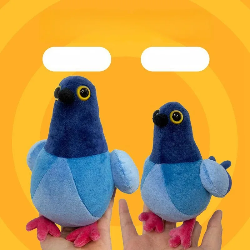 Interesting Game Anime Merchandise Crazy Pigeon Game Fill Plush Animal Pigeons Stuffed Toy for Kids Birthday Gifts Home Decor