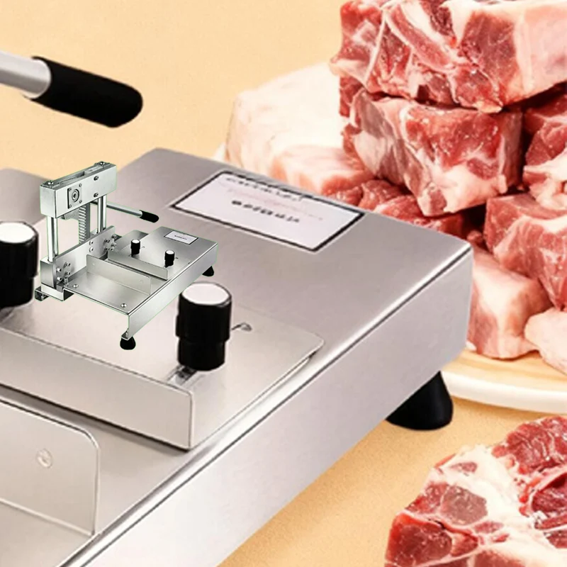 

Manual Meat Bone Cutting Machines Ribs Saw Machine Cucumber Cutting Machine for Chicken Duck Ribs Pork
