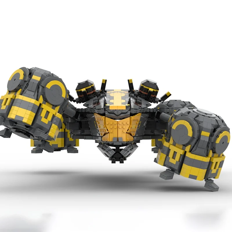 5498 قطعة MOC The Tetrapod Gamesed نموذج اللبنات لعبة الهندسة المعمارية تجميع لتقوم بها بنفسك فكرة إبداعية التعليم هدية الكريسماس للأطفال #4