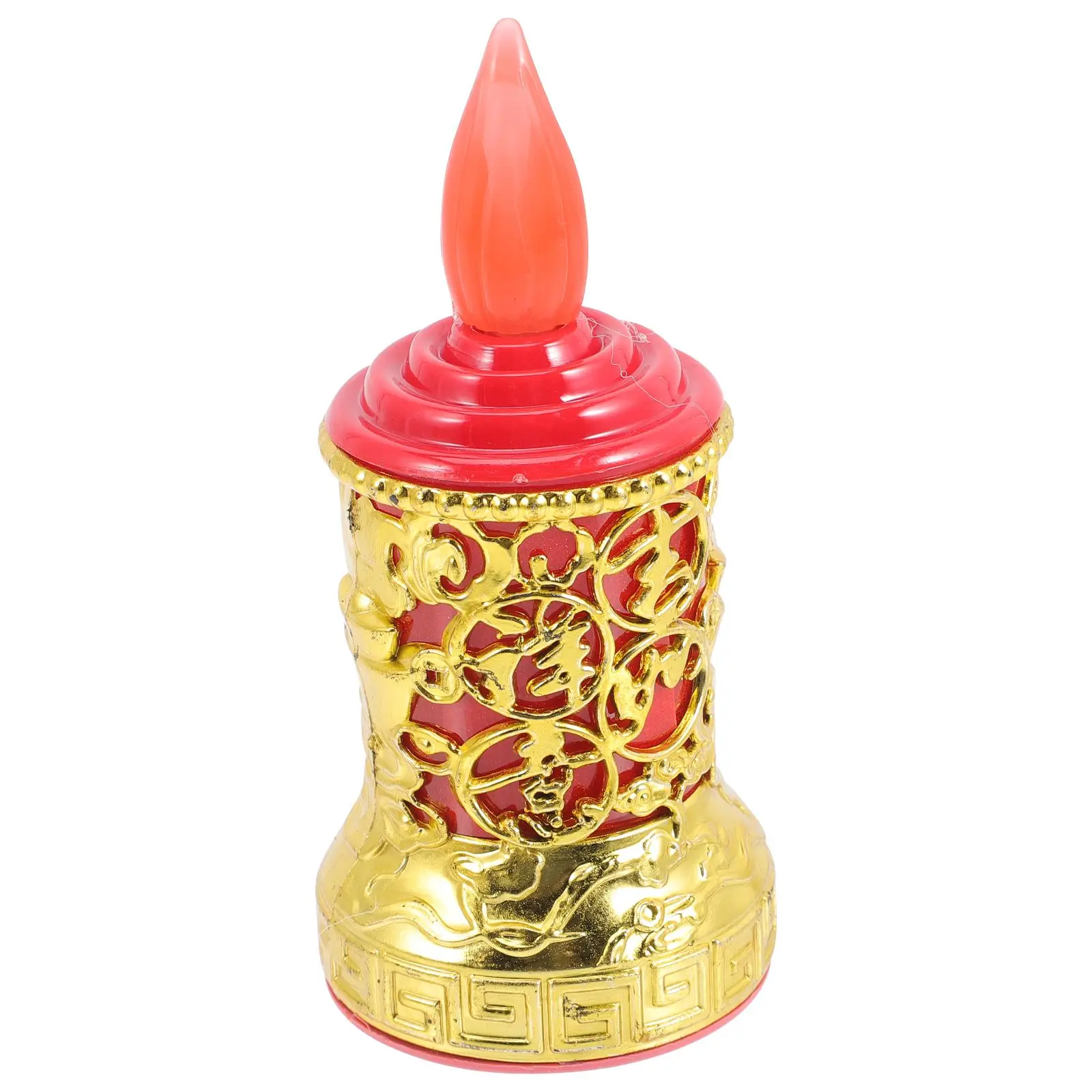 

Flickering Led Candles Electronic Light Plastic Electric Fake Waxless Rechargeable Warm Flameless Home Party Altar Decor