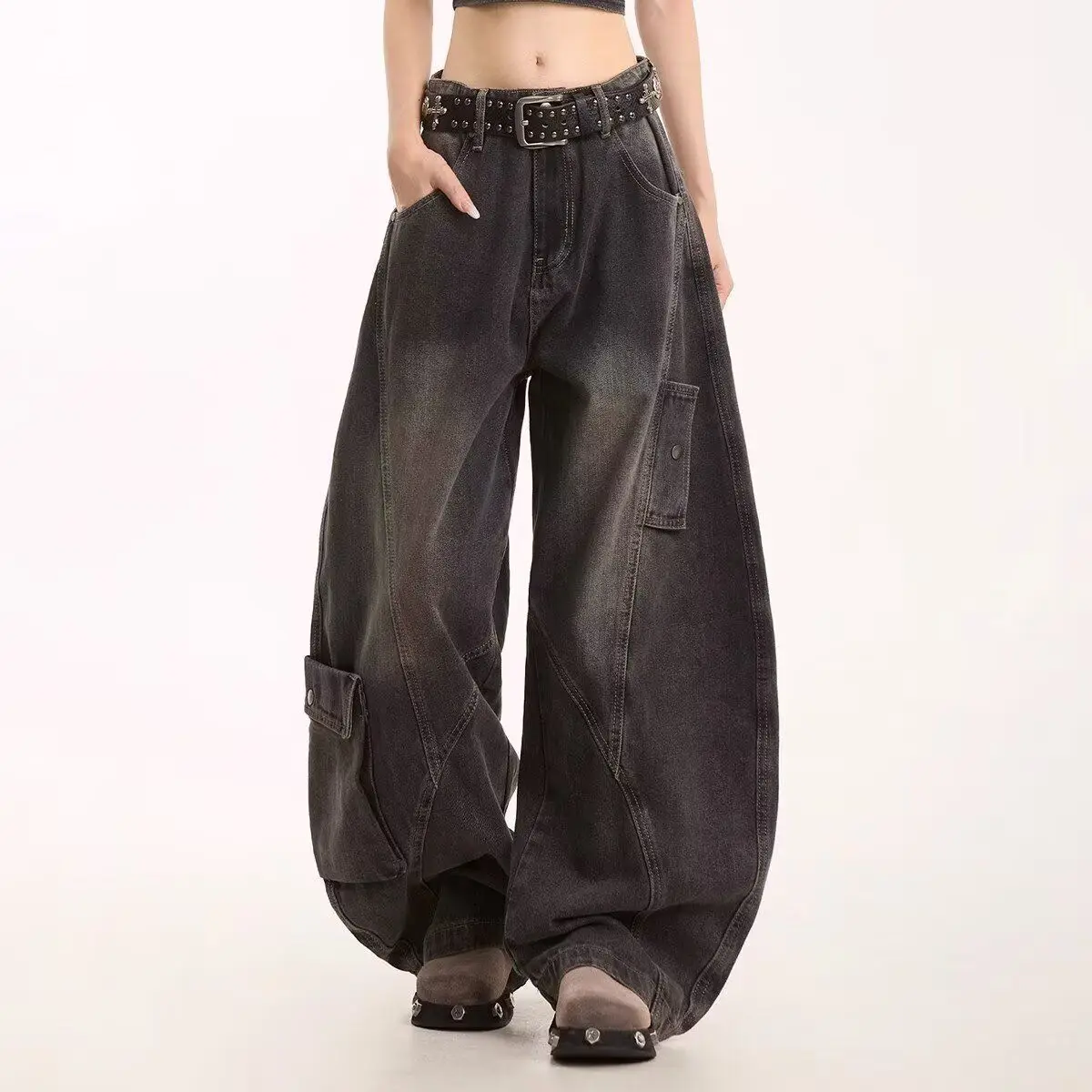 

Мужские джинсы Hong Kong Sle, летняя новинка 2024, с индивидуальным принтом, в стиле хип-хоп, трендовые, в уличном стиле, крутые длинные брюки из смесового хлопка и полиэстера