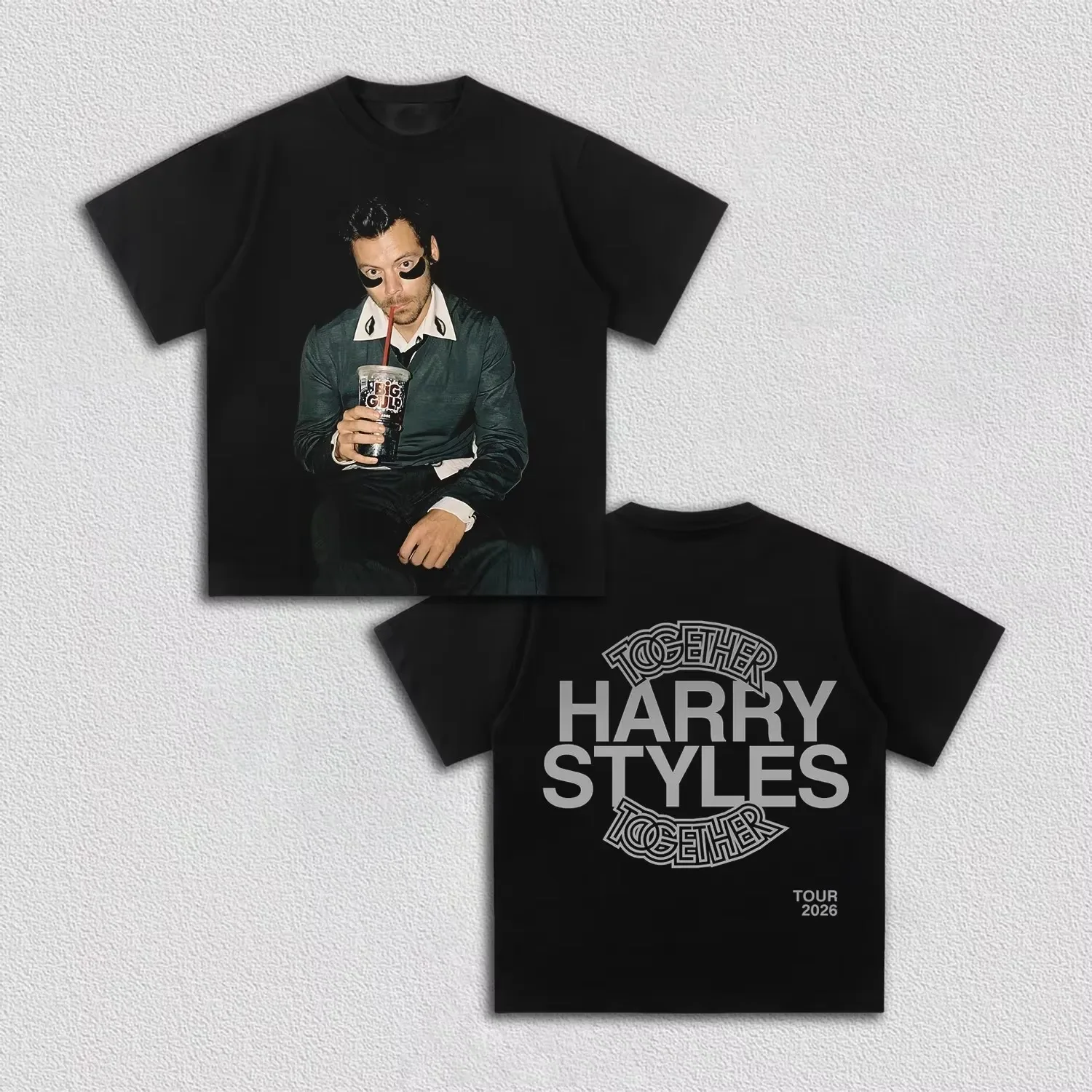 Kiss All The Time Disco Occasionally Harry Styles Graphic T-Shirt Cotton Men Women Streetwear Tee