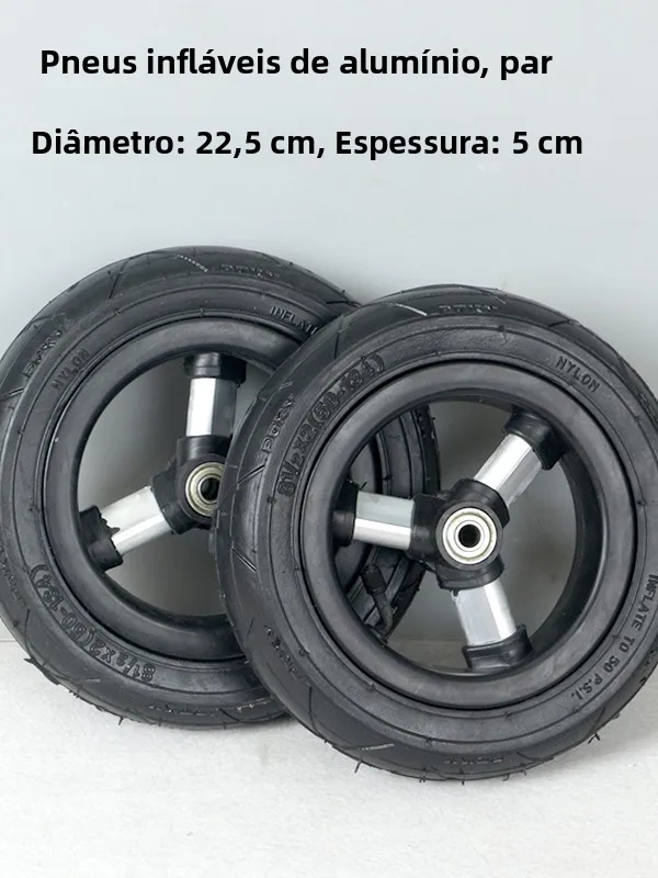 6-inch-rubber-wheels-quiet-oproof-iatable-wheels-for-lage-cart-hand-pulled-op-cart-portable-market-wheels