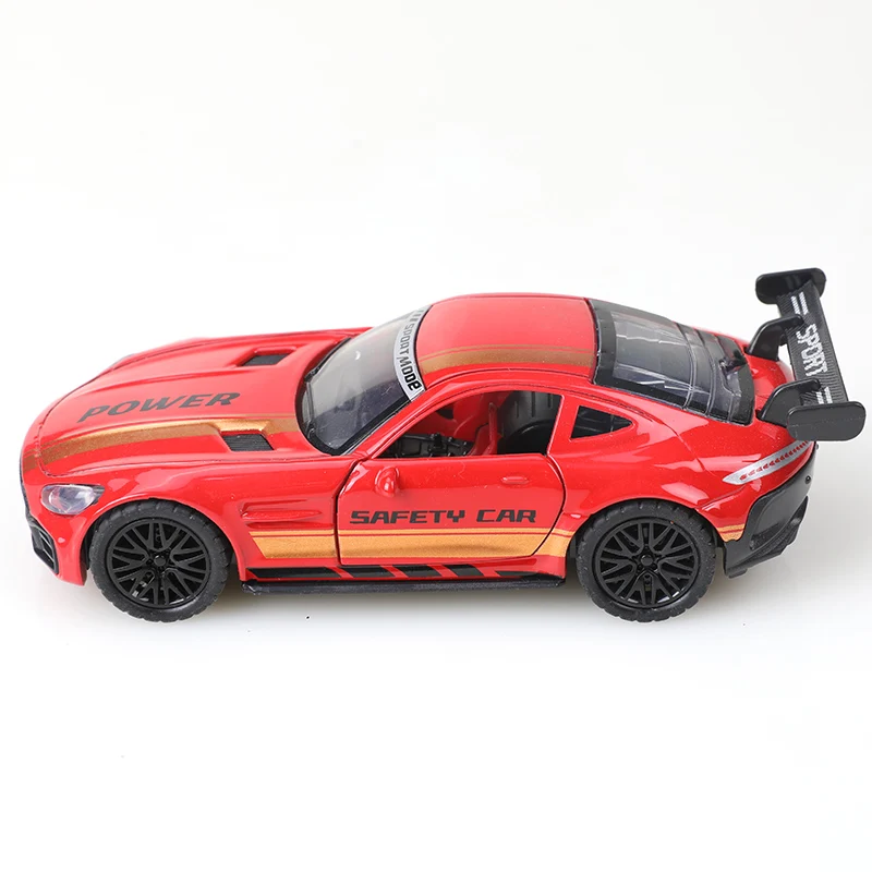 نموذج سيارة معدني للأولاد ، سيارة لعبة مرتجعة ، هدية مبهرة للأطفال ، زخارف ، 3 أبواب ،