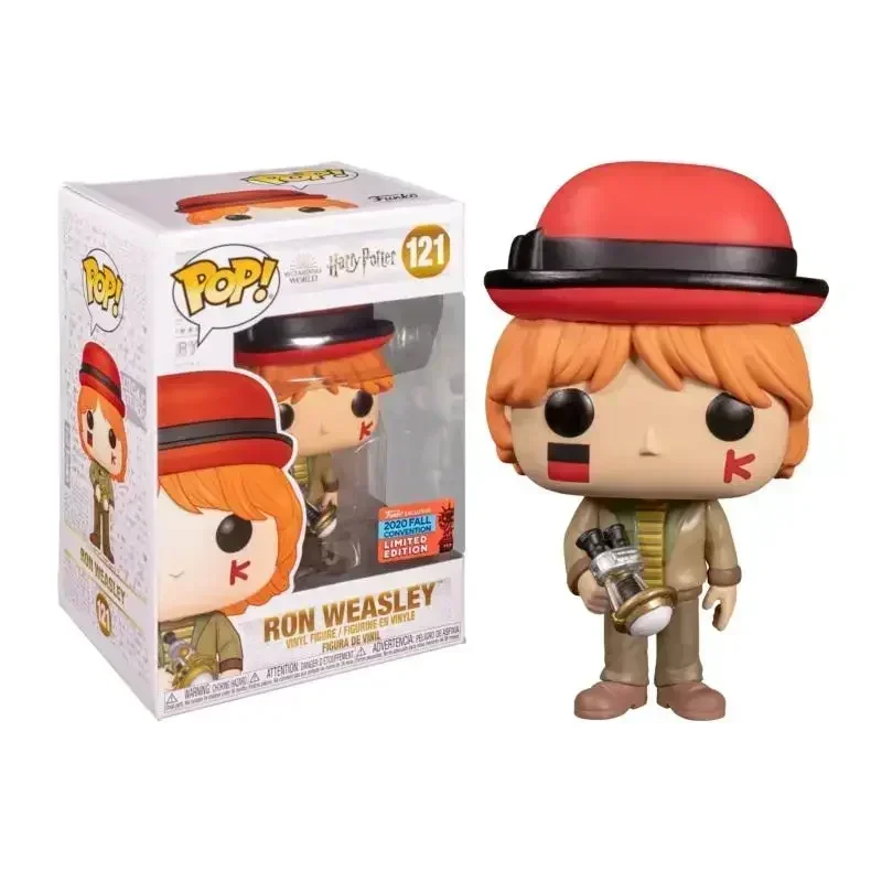 FUNKO POP Serie Potter Ron Weasley 28 # 71 # 121 # Figura de acción de PVC, modelo coleccionable, juguete de regalo para Navidad, carnaval, cumpleaños