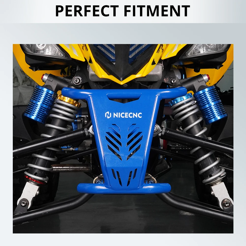 NICECNC Für Yamaha Raptor 700 700R 2016-2026 Frontstoßstangen-Griffbügelschutz Frontschutz Hochleistungs-Aluminium ATV-Zubehör – Detail 19