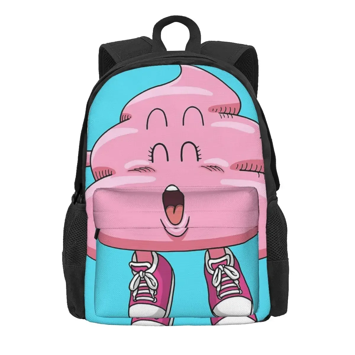 

Dr Slump Arale's Pink Poop Backpacks Boys Girls Bookbag Children School Bags Cartoon Kids Rucksack Travel Rucksack Shoulder Bag
