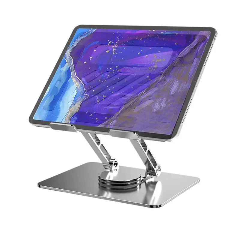 Laptop Stand | Metal Laptop Riser Holder | Adjustable Foldable 360 Rotating Laptop Riser Mount for Notebooks 11 to 17.3 Inches