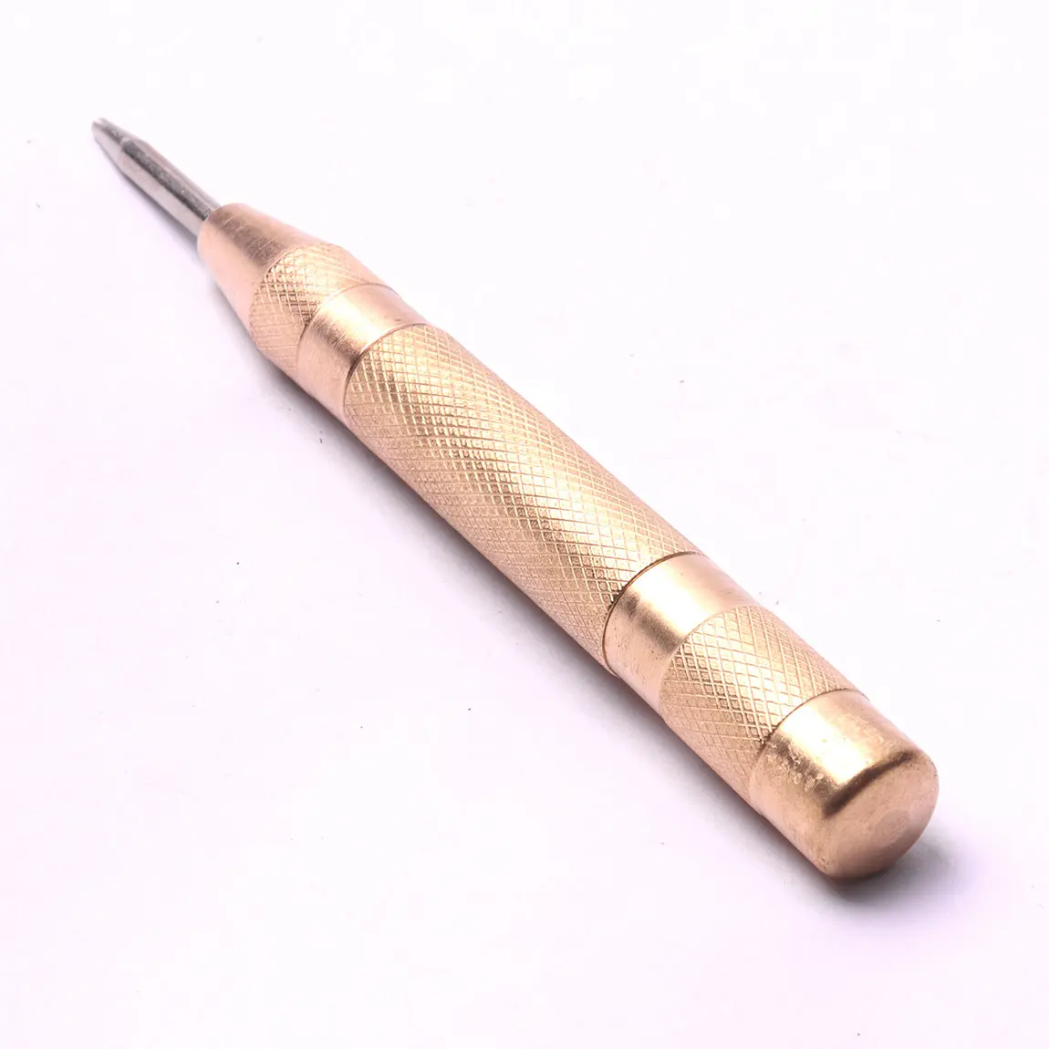 1pc 5/6inch Automatic Center Punch Spring Loaded Marking Starting Holes Tool High Speed Steel Automatic Centre Punch Dot Punch