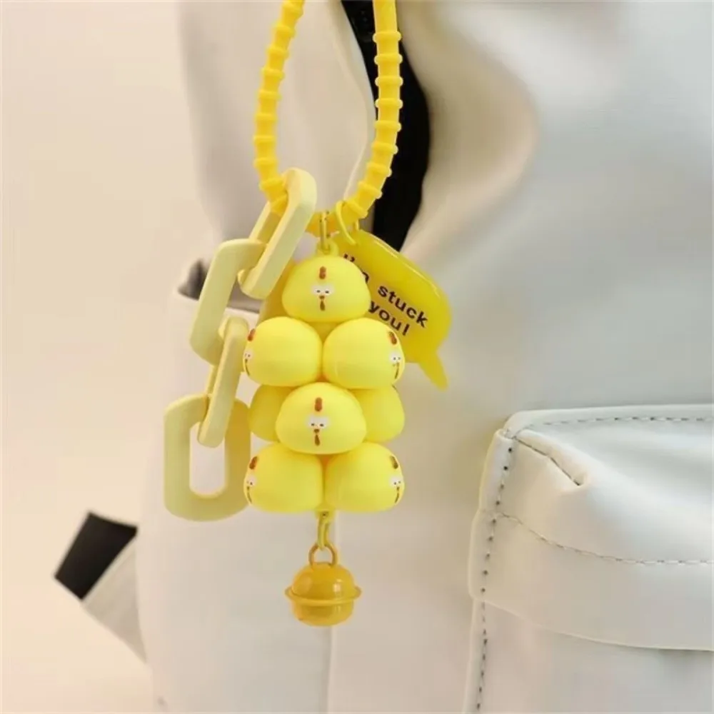 Bag Hanging Stacked Pig Keychains Creative Piggy Stacking Keychain Pendants Pig Tower Fun Panda Keychain Couple