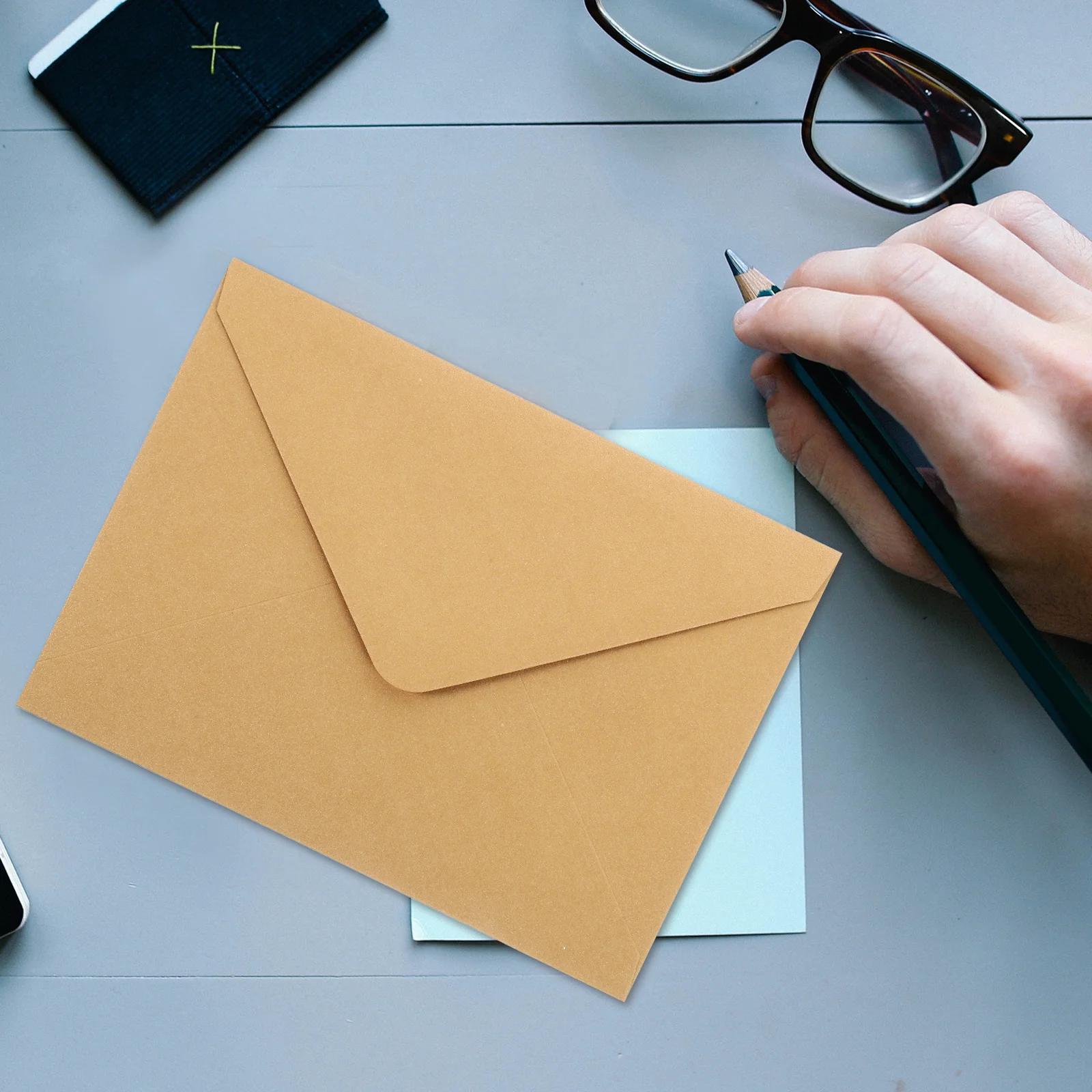 50pcs Small Reply Card Retro Decorative Invitation Envelopes For Wedding Birthday Party Valentine Gift Packing Practical Letter