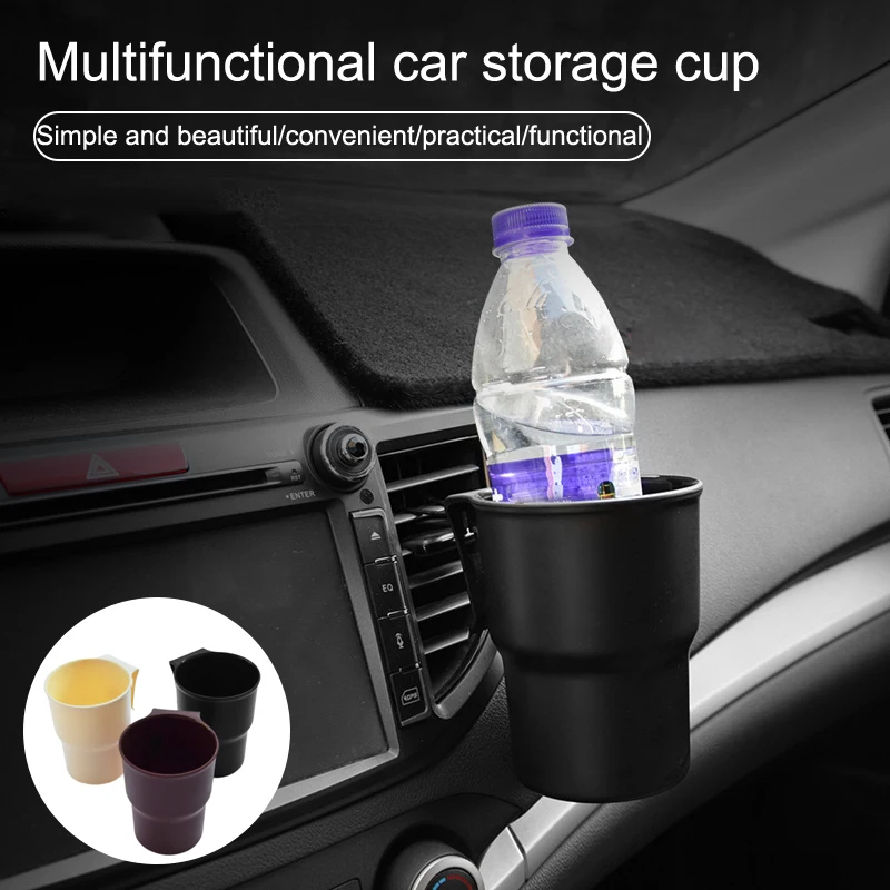 

Car Cup Holder Air Vent Outlet Drink Coffee Bottle Holder Can Mounts Holders Beverage Ashtray Mount Stand Accessories