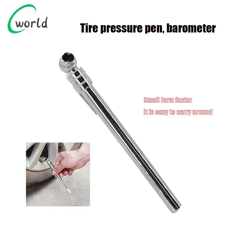 SEAMETAL  Vehicle Tire Air Pressure Gauge High Precision Pressure Measuring Pen for Vehicles Tester Dual Head Gauge Tool