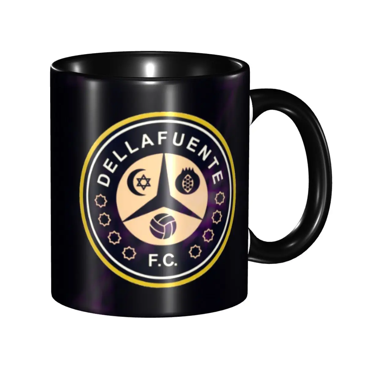 

DIY Dellafuente Ceramic Mugs Customized Musician Coffee Cups Creative Gift
