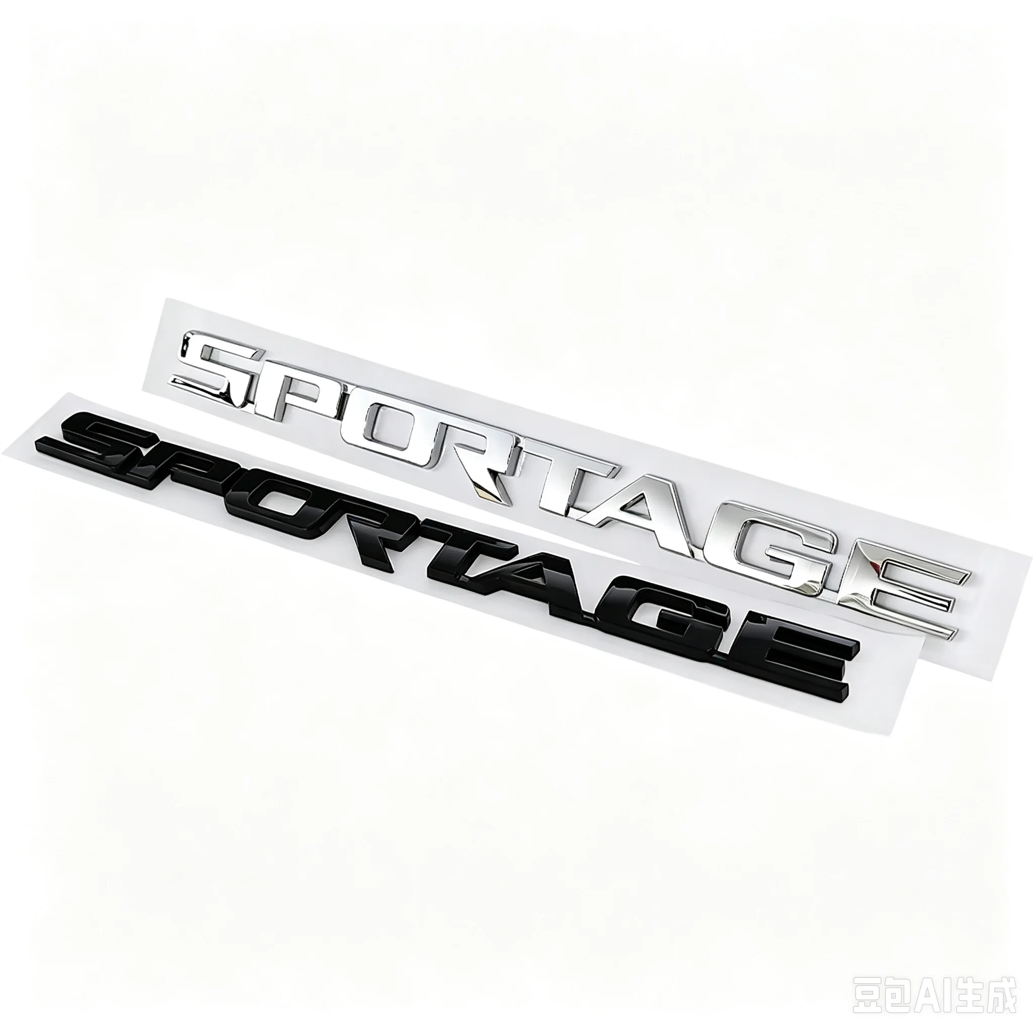 SPORTAGE Rear Trunk Letter Emblem Badge For KIA Sportage Compact SUV Tail Sticker Car Exterior Modification Styling Decal