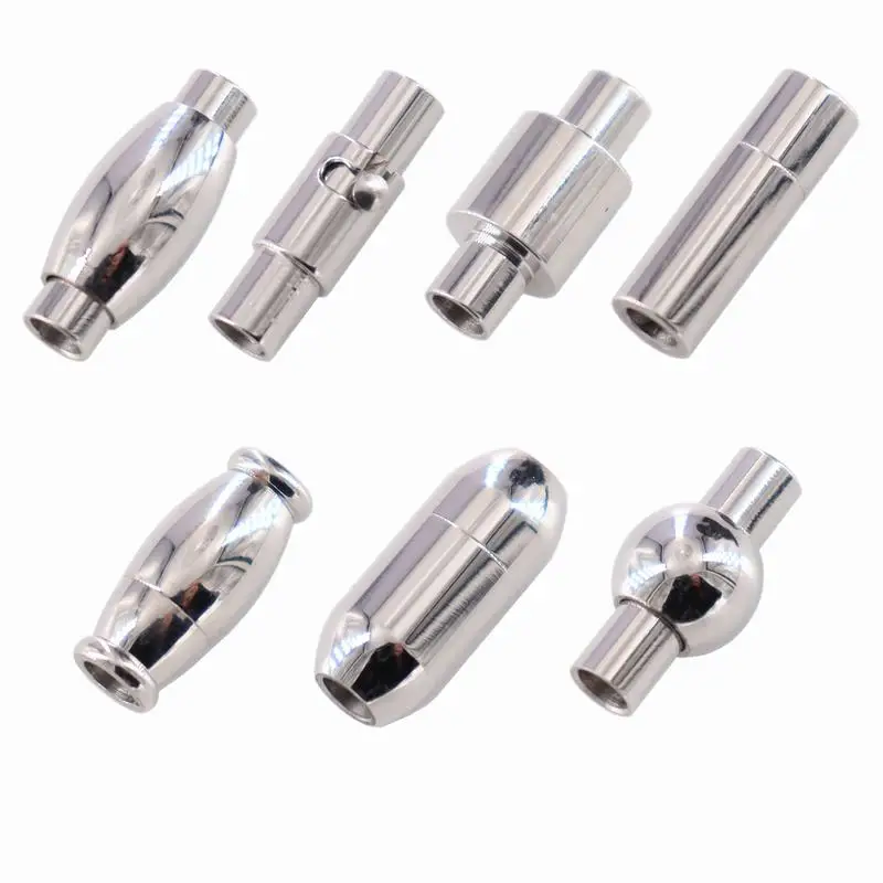 3mm hole Magnetism clasp stainless steel  jewelry accessories chains parts